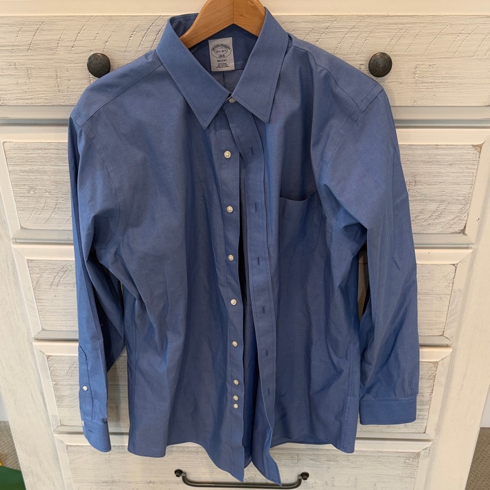 Brooks Brothers Classic Blue Dress Shirt